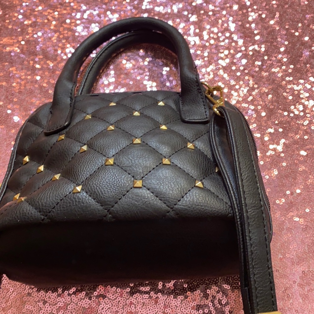 Black bag with gold studs